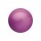 PERLA TONDA MM8 CRYSTAL NEON LILAC-40PZ