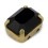 OTTAGONO MM10x8 NERO-ORO-3PZ