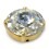 RIVOLI MM12 CRYSTAL-gold-3pcs