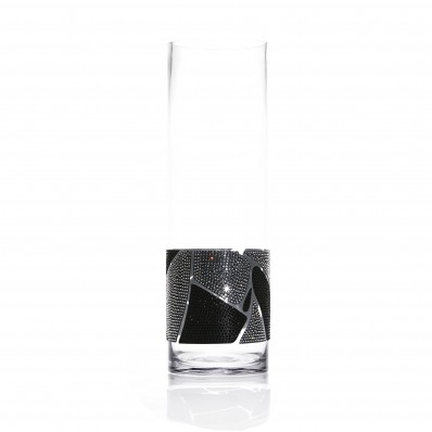 Geometric vase with Rhinestones sale online, best price