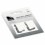 LETTRE COLLANTE DE COLLECTION DE CRISTAL L