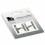 LETTRE COLLANTE DE COLLECTION DE CRISTAL H