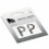 LETTRE COLLANTE DE COLLECTION DE CRISTAL P