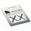 LETTRE COLLANTE DE COLLECTION DE CRISTAL X