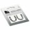 LETTRE COLLANTE DE COLLECTION DE CRISTAL U