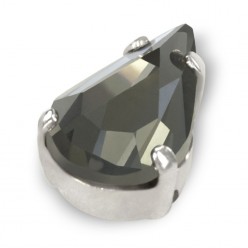 BLACK DIAMOND DROP MM13x8 silver-5pcs