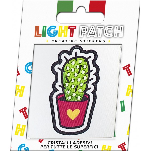 Light Peridot Crystal Sticker Cactus Patch sale online, best
