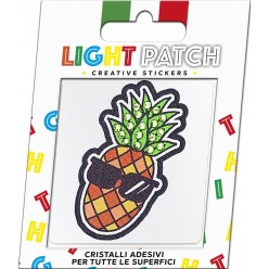 Light Green Crystals Pineapple Sticker Patch