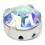 STRASS MAXIMA SS40 CRISTAL AB-ARGENTO-20PZ