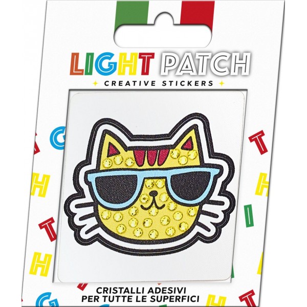 Light Citrine Crystals Cat Sticker Patch sale online, best price