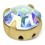 RHINESTONE MAXIMA SS40 CRYSTAL AB gold-20pcs