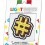 Light Citrine Crystals Hashtag Sticker Patch