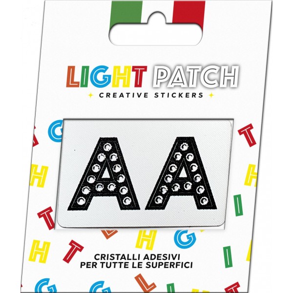Light Patch Letters AA Sticker Cristaux Black Cry Meilleur Prix