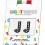 Light Patch Lettere JJ Sticker Cristalli Nero Cry