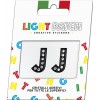 Light Patch Letters JJ Sticker Cristaux Black Cry Meilleur Prix