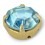 RHINESTONE MAXIMA SS40 AQUAMARINE-gold-20pcs