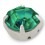 STRASS MAXIMA SS40 EMERALD-ARGENTO-20PZ