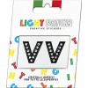 Light Patch Letters V V Sticker Black Crystals Cry sale online
