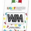 Light Patch Lettere WW Sticker Cristalli Nero Cry miglior prezzo