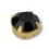 RHINESTONE MAXIMA SS30 black-gold-20pcs