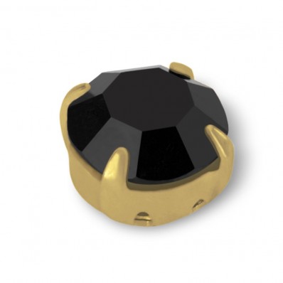 RHINESTONE MAXIMA SS30 black-gold-20pcs sale online, best price