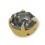 RHINESTONE MAXIMA SS30 BLACK DIAMOND-gold-20pcs