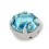 STRASS MAXIMA SS30 ACQUAMARINE-ARGENTO-20PZ