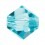 PRECIOSA BICONES MM4 WATER BOHEMICA-Pack of 144
