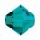 BICONE PRECIOSA MM4 BLEU ZIRCON-144PZ
