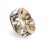 WASHER PRECIOSA CRYSTAL-Gold-Pack 20 PIECES ROUND MM8