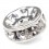 RONDELLE RONDE STRASS PRECIOSA MM10 CRISTAL-ARGENT-PACK 20THS