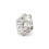 RONDELLA STRASS PRECIOSA QUADRATA MM4,5x4,5 CRYSTAL-ARGENTO-CONFEZIONE 20 PEZZI