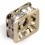 PRECIOSA CRYSTAL-gold WASHER SQUARE MM8x8-box of 20 PIECES
