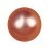 ROUND BEADS MM6 DARK COPPER-40PZ