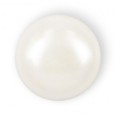 HALF ROUND BEADS MM6 WHITE HOT FIX-Pack of 144 sale online