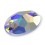 MM16X11 OVAL CRYSTAL AB-3pcs