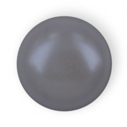 HALF ROUND BEADS MM6 GREY HOT FIX-Pack of 144