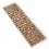 CHAÎNE SUR FILET STRASS 12 SS20 (5MM) CAPRI OR-ARGENT-6 RANGÉES-10CM