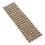 CHAIN RHINESTONE NETWORK ALIVE 12 SS20 (5 mm) LIGHT COL. Topaz-SILVER-6 FILES-10 cm