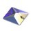 MM16X16 SQUARE CRYSTAL AB-3pcs