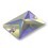 MM18X13 CRYSTAL AB-3pcs RECTANGLE