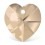 HEART PRECIOSA MM 18 HONEY-3pcs