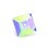 MM8X8 SQUARE CRYSTAL AB-10pcs