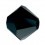 PRECIOSA BICONES MM5 black-Pack of 144
