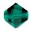 PRECIOSA BICONES MM5 EMERALD-Pack of 144