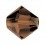 PRECIOSA BICONES MM5 SMOKED TOPAZ-Pack of 144