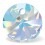 RIVOLI PRECIOSA 14 MM CRYSTAL AB-3pcs