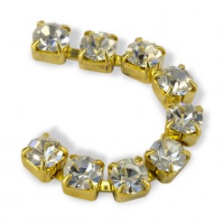METAL CHAIN SS18 (4, 5 mm) CRYSTAL-gold-1MT sale online, best