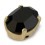 OVALE MM10x8 NOIR-OR-3PZ